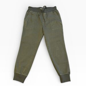 Lucky Brand Elastic Waist Pull-On Jogger Pants Streetwear Olive Green sz Small